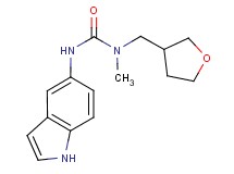 N'-1H-indol-5-yl-N-methyl-N-(tetrahydrofuran-3-ylmethyl)urea