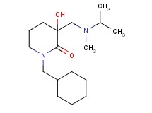 1-(cyclohexylmethyl)-3-hydroxy-3-{[isopropyl(methyl)amino]methyl}-2-piperidinone