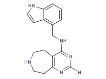 N-(1H-indol-4-ylmethyl)-6,7,8,9-tetrahydro-5H-pyrimido[4,5-d]azepin-4-amine