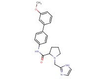 1-(1H-imidazol-2-ylmethyl)-N-(3'-methoxy-4-biphenylyl)prolinamide