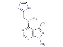 N-(1H-imidazol-2-ylmethyl)-N,1,3-trimethyl-1H-pyrazolo[3,4-d]pyrimidin-4-amine