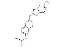 N-(2-{[(3aR*,7aS*)-5-methyl-1,3,3a,4,7,7a-hexahydro-2H-isoindol-2-yl]methyl}-6-quinolinyl)acetamide