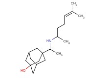 3-{1-[(1,5-dimethyl-4-hexen-1-yl)amino]ethyl}-1-adamantanol trifluoroacetate (salt)