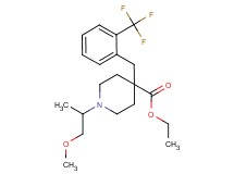 ethyl 1-(2-methoxy-1-methylethyl)-4-[2-(trifluoromethyl)benzyl]-4-piperidinecarboxylate
