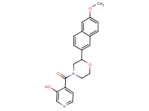 4-{[2-(6-methoxy-2-naphthyl)morpholin-4-yl]carbonyl}pyridin-3-ol