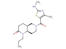 (4aS*,8aR*)-6-{[4-methyl-2-(methylamino)-1,3-thiazol-5-yl]carbonyl}-1-propyloctahydro-1,6-naphthyridin-2(1H)-one