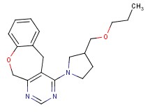 4-[3-(propoxymethyl)pyrrolidin-1-yl]-5,11-dihydro[1]benzoxepino[3,4-d]pyrimidine
