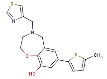 7-(5-methyl-2-thienyl)-4-(1,3-thiazol-4-ylmethyl)-2,3,4,5-tetrahydro-1,4-benzoxazepin-9-ol