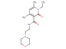 1-ethyl-4,6-dimethyl-N-(2-morpholin-4-ylethyl)-2-oxo-1,2-dihydropyridine-3-carboxamide