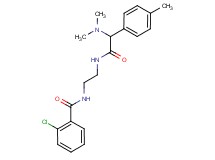 2-chloro-N-(2-{[(dimethylamino)(4-methylphenyl)acetyl]amino}ethyl)benzamide