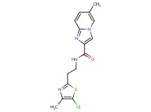 N-[2-(5-chloro-4-methyl-1,3-thiazol-2-yl)ethyl]-6-methylimidazo[1,2-a]pyridine-2-carboxamide