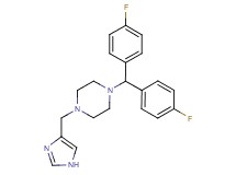 1-[bis(4-fluorophenyl)methyl]-4-(1H-imidazol-4-ylmethyl)piperazine