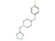 4-(4-fluorophenoxy)-1-(tetrahydro-3-furanylmethyl)piperidine