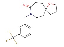 8-[3-(trifluoromethyl)benzyl]-1-oxa-8-azaspiro[4.6]undecan-9-one