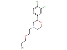 2-(3,4-dichlorophenyl)-4-(2-propoxyethyl)morpholine