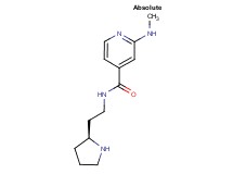 2-(methylamino)-N-{2-[(2S)-pyrrolidin-2-yl]ethyl}isonicotinamide