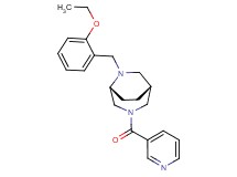 (1R*,5R*)-6-(2-ethoxybenzyl)-3-(3-pyridinylcarbonyl)-3,6-diazabicyclo[3.2.2]nonane