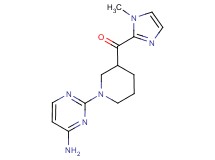[1-(4-amino-2-pyrimidinyl)-3-piperidinyl](1-methyl-1H-imidazol-2-yl)methanone