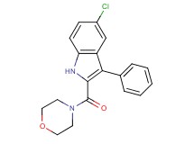 5-chloro-2-(4-morpholinylcarbonyl)-3-phenyl-1H-indole