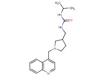 N-isopropyl-N'-{[1-(quinolin-4-ylmethyl)pyrrolidin-3-yl]methyl}urea