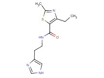 4-ethyl-N-[2-(1H-imidazol-4-yl)ethyl]-2-methyl-1,3-thiazole-5-carboxamide