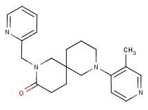 8-(3-methyl-4-pyridinyl)-2-(2-pyridinylmethyl)-2,8-diazaspiro[5.5]undecan-3-one
