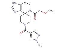 5-(methoxyacetyl)-1'-[(1-methyl-1H-pyrazol-4-yl)carbonyl]-1,5,6,7-tetrahydrospiro[imidazo[4,5-c]pyridine-4,4'-piperidine]