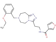 N-{2-[7-(2-ethoxybenzyl)-6,7,8,9-tetrahydro-5H-[1,2,4]triazolo[4,3-d][1,4]diazepin-3-yl]ethyl}-3-furamide
