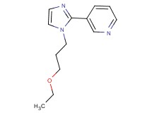 3-[1-(3-ethoxypropyl)-1H-imidazol-2-yl]pyridine