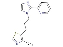 2-{1-[3-(4-methyl-1,3-thiazol-5-yl)propyl]-1H-imidazol-2-yl}pyridine
