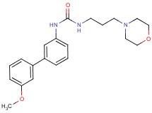 N-(3'-methoxybiphenyl-3-yl)-N'-(3-morpholin-4-ylpropyl)urea