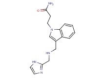 3-(3-{[(1H-imidazol-2-ylmethyl)amino]methyl}-1H-indol-1-yl)propanamide