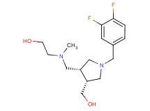 2-[{[(3R*,4R*)-1-(3,4-difluorobenzyl)-4-(hydroxymethyl)pyrrolidin-3-yl]methyl}(methyl)amino]ethanol
