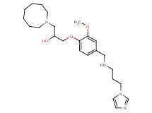 1-(1-azocanyl)-3-[4-({[3-(1H-imidazol-1-yl)propyl]amino}methyl)-2-methoxyphenoxy]-2-propanol