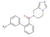 7-[(3'-methylbiphenyl-2-yl)carbonyl]-5,6,7,8-tetrahydroimidazo[1,5-a]pyrazine