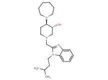 (3R*,4R*)-4-(1-azepanyl)-1-{[1-(3-methylbutyl)-1H-benzimidazol-2-yl]methyl}-3-piperidinol