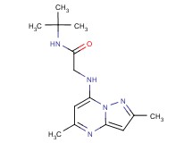 N~1~-(tert-butyl)-N~2~-(2,5-dimethylpyrazolo[1,5-a]pyrimidin-7-yl)glycinamide