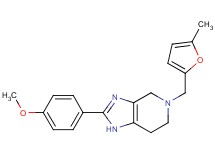 2-(4-methoxyphenyl)-5-[(5-methyl-2-furyl)methyl]-4,5,6,7-tetrahydro-1H-imidazo[4,5-c]pyridine