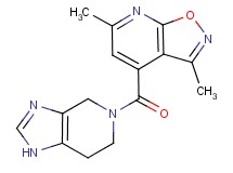 3,6-dimethyl-4-(1,4,6,7-tetrahydro-5H-imidazo[4,5-c]pyridin-5-ylcarbonyl)isoxazolo[5,4-b]pyridine