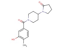 1-[1-(3-hydroxy-4-methylbenzoyl)piperidin-4-yl]pyrrolidin-2-one