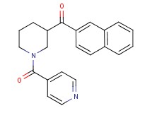 (1-isonicotinoyl-3-piperidinyl)(2-naphthyl)methanone