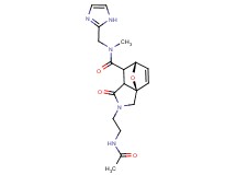 (3aR*,6S*)-2-[2-(acetylamino)ethyl]-N-(1H-imidazol-2-ylmethyl)-N-methyl-1-oxo-1,2,3,6,7,7a-hexahydro-3a,6-epoxyisoindole-7-carboxamide