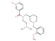 N-[2-(dimethylamino)ethyl]-N-{[1-(2-methoxybenzyl)-3-piperidinyl]methyl}nicotinamide 1-oxide