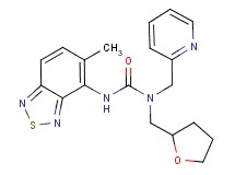 N'-(5-methyl-2,1,3-benzothiadiazol-4-yl)-N-(pyridin-2-ylmethyl)-N-(tetrahydrofuran-2-ylmethyl)urea