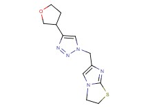 6-{[4-(tetrahydrofuran-3-yl)-1H-1,2,3-triazol-1-yl]methyl}-2,3-dihydroimidazo[2,1-b][1,3]thiazole