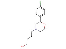 4-[2-(4-chlorophenyl)morpholin-4-yl]butan-1-ol