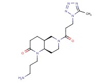 rel-(4aS,8aR)-1-(3-aminopropyl)-6-[3-(5-methyl-1H-tetrazol-1-yl)propanoyl]octahydro-1,6-naphthyridin-2(1H)-one hydrochloride
