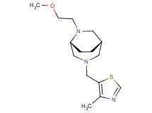 (1S*,5R*)-6-(2-methoxyethyl)-3-[(4-methyl-1,3-thiazol-5-yl)methyl]-3,6-diazabicyclo[3.2.2]nonane