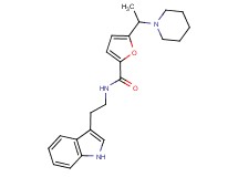 N-[2-(1H-indol-3-yl)ethyl]-5-(1-piperidin-1-ylethyl)-2-furamide
