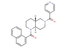 (4aR*,8aR*)-6-isonicotinoyl-1-(1-naphthoyl)decahydro-1,6-naphthyridine
